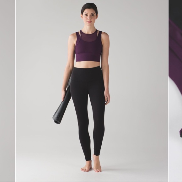 lululemon athletica Other - Lululemon Darkest Magenta Double Tap Bra II